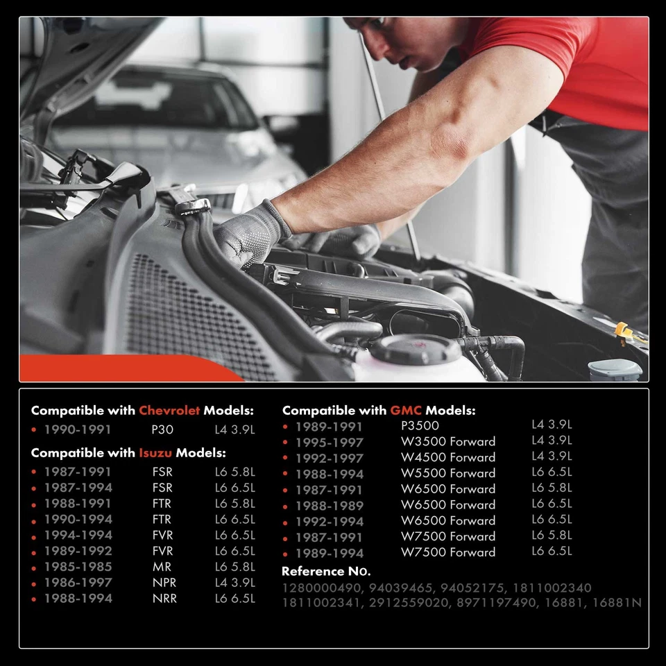 Motor de arranque para Chevrolet P30 GMC P3500 Isuzu FSR 12V 3,0 KW en sentido horario 11 dientes Foto 3 de 4