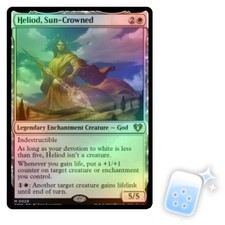 FOIL HELIOD, SUN-CROWNED Commander Masters Magic MTG MINT CARD