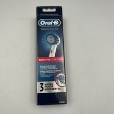 Oral-B Sensitive Gum Care Replacement Brush Heads 3 Count Extra Soft Bristles