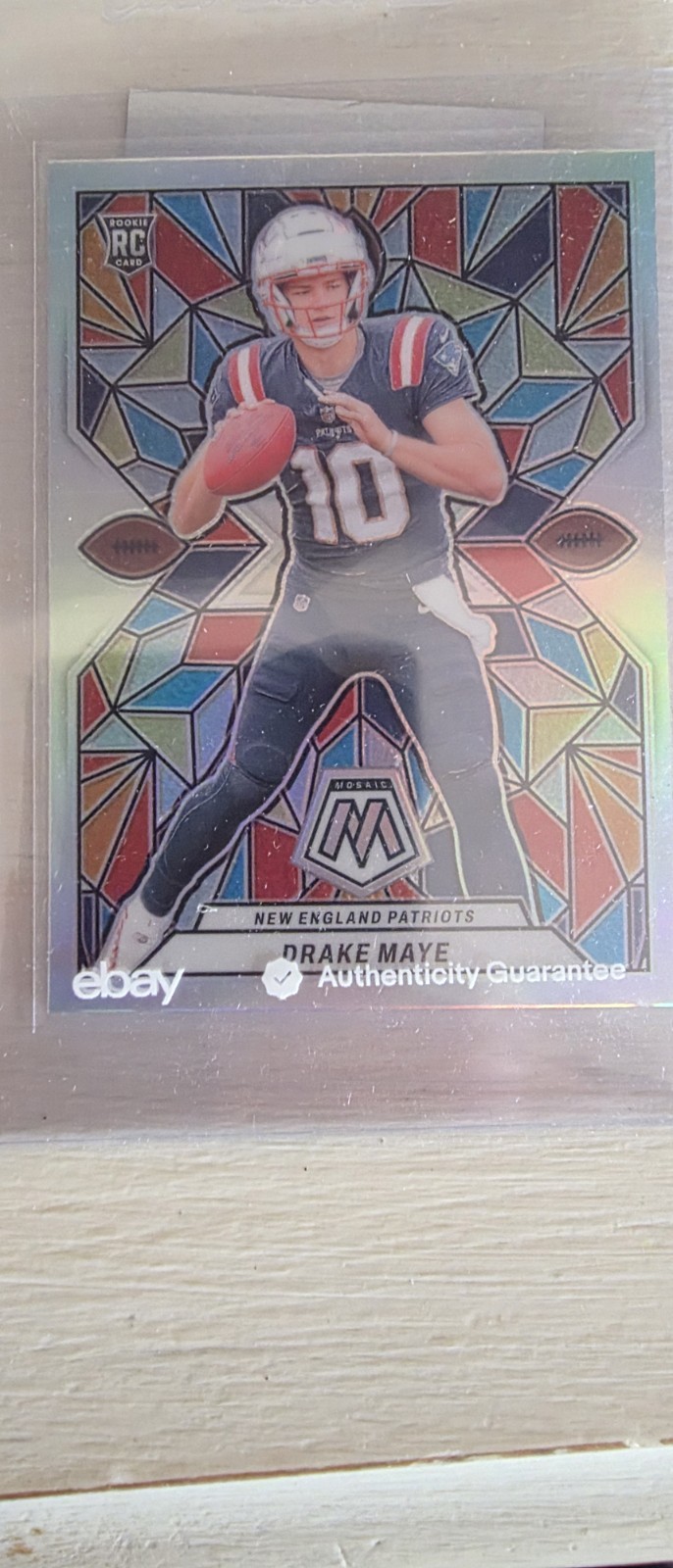 2024 Panini Mosaic - Stained Glass Drake Maye #SG-18 (RC) Case Hit
