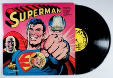 Superman - Three New Adventures 1975 Vinyl Lp Power Records Dc Comics