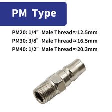 C Type SH PH SP PP SM PM SF Pneumatic Connector Rapidities for Air Hose Coupling