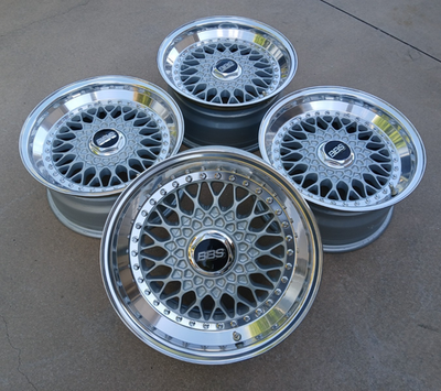 Authentic Fully Restored BBS RS211 5x120 16x8 Wheels Rims for BMW
