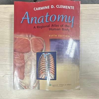 #ad Anatomy: A Regional Atlas of the Human Body by Clemente Lippincott 5th Ed PB $13.69