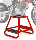 Dirt Bike Stand Detachable Anti Slip Off Road Steel MX Dirtbike Maintenance Red