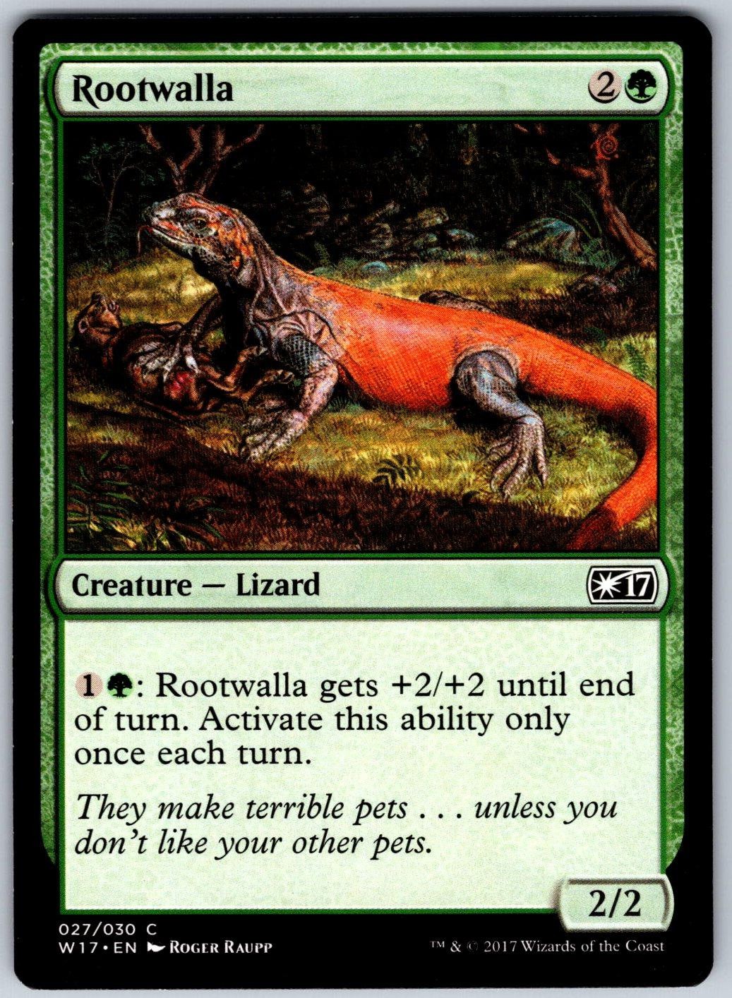 Rootwalla 27 Common Welcome Deck 2017 Magic: The Gathering Near Mint