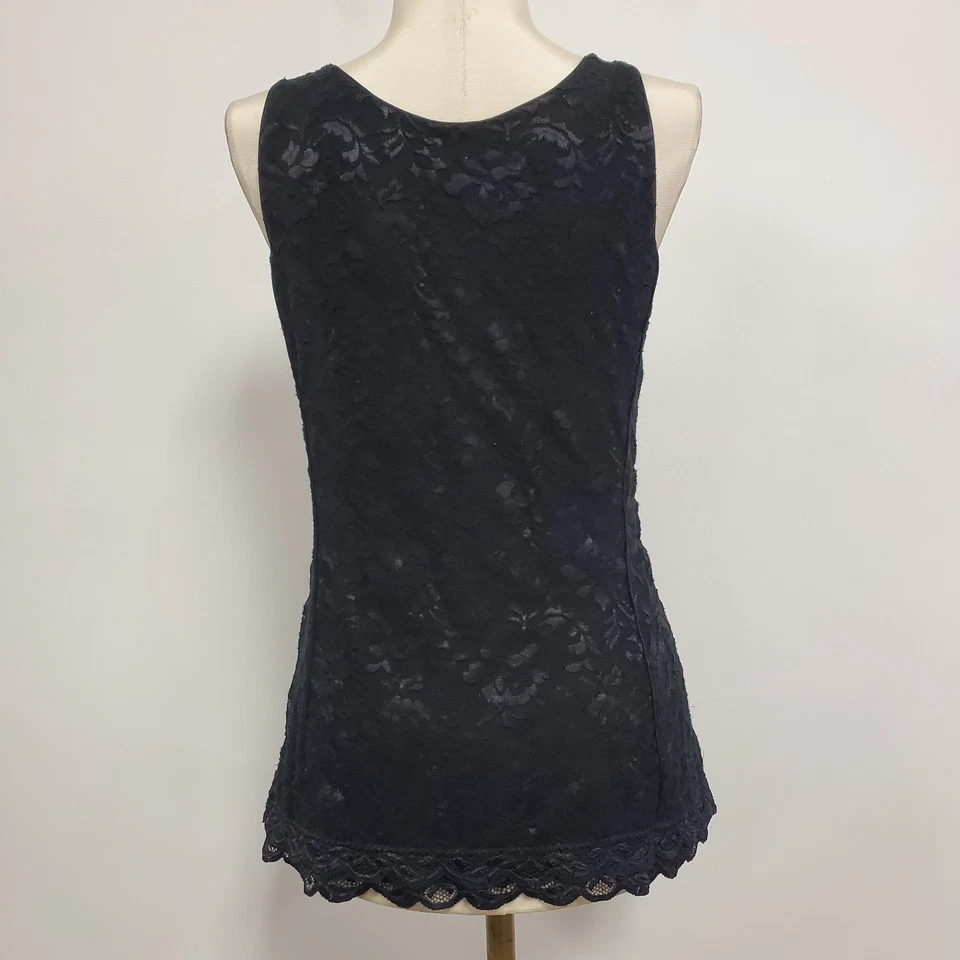 Express женщин Y2K Babydoll фея гранж кружева Майка размер L черный Whimsigoth - Изображение 3 из 4