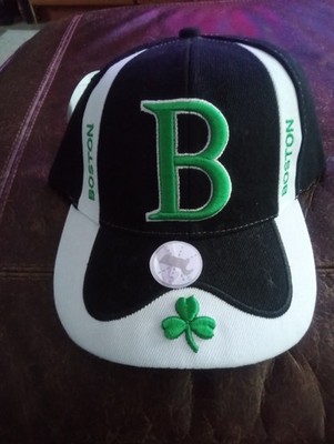 BOSTON ''B''   CELTICS SHAMROCK HAT BY BAY STATE APPAREL ADJUSTABLE NEW
