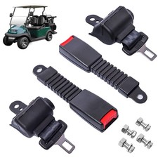 Golf cart seat Belts, Retractable, Universal,for EZGO, Club Car, Go... Fast Ship