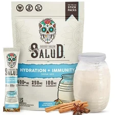 Salud Hydration + Immunity Electrolyte Drink 15ct – Horchata Jamaica, Vegan