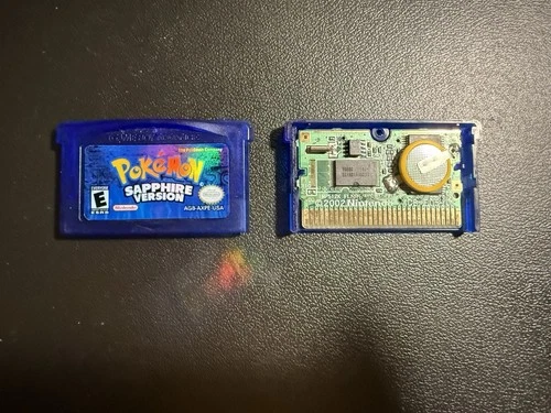 Pokemon Sapphire GBA | Authentic + New Battery
