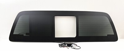 Fits 11-16 Ford F250 F350 F3450 F550 F650 F750 Back Heated Power Slider  Glass