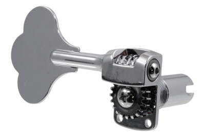 Allparts TK-7567 Single Lightweight Wide Post Bass Key - Chrom, Höhenseite
