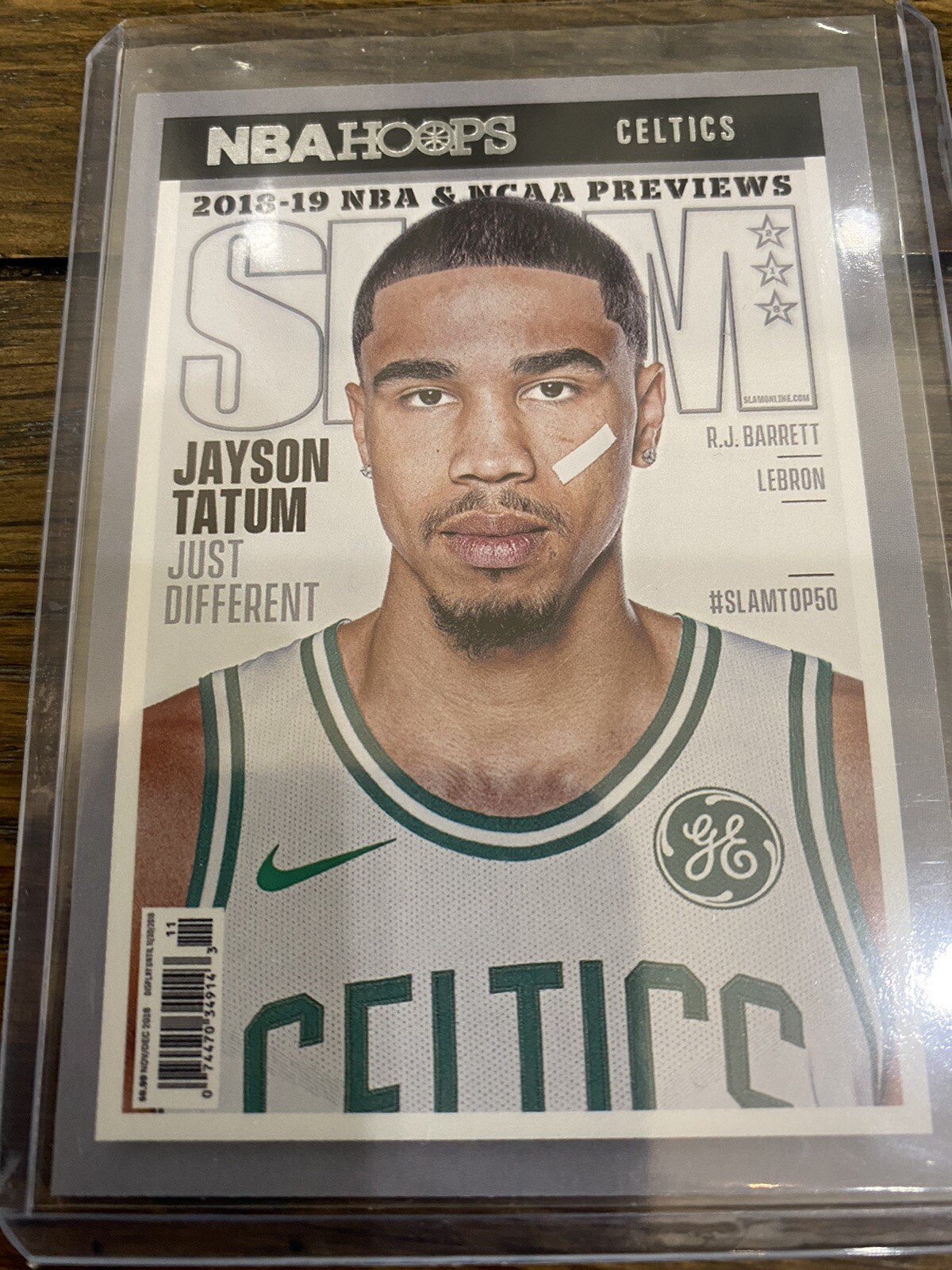 2021-22 NBA Hoops Jayson Tatum Slam Magazine #218 Celtics