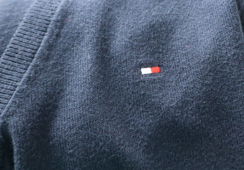 Tommy Hilfiger Suéter Vintage Hombre Algodón Talla S Casual - Imagen 7 de 7