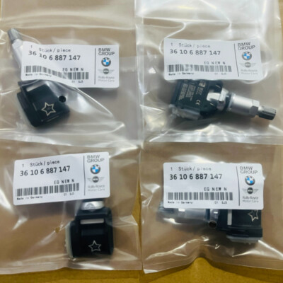 4X New TPMS OEM 36106887147 Tire Pressure Sensor for 2021-2024 BMW X3M 433MHz