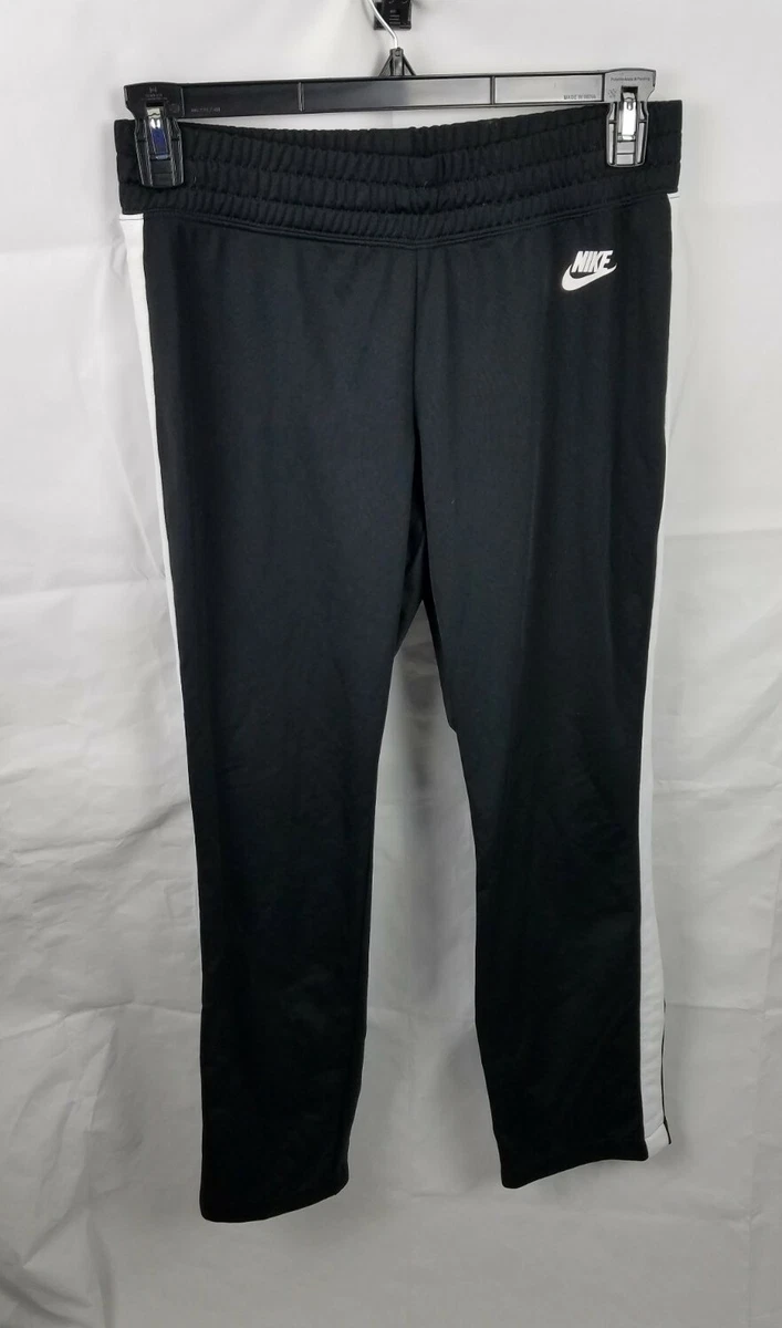 Nike Sportswear NSW Tracksuit Pants Black White 830345 010 Womens Medium
