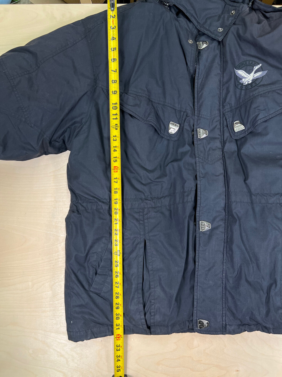 Triple Fat Goose Coat Mens XXL Jacket Black Duck Down Insulated Vintage