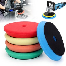 5pcs Buffing Sponge Pads 6 Cutting Polishing Pad Kit For Car Buffer Polisher