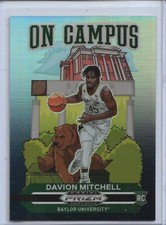 2021-22 PRIZM DRAFT PICKS ON CAMPUS SP RC DAVION MITCHELL #10 Sacramento Kings