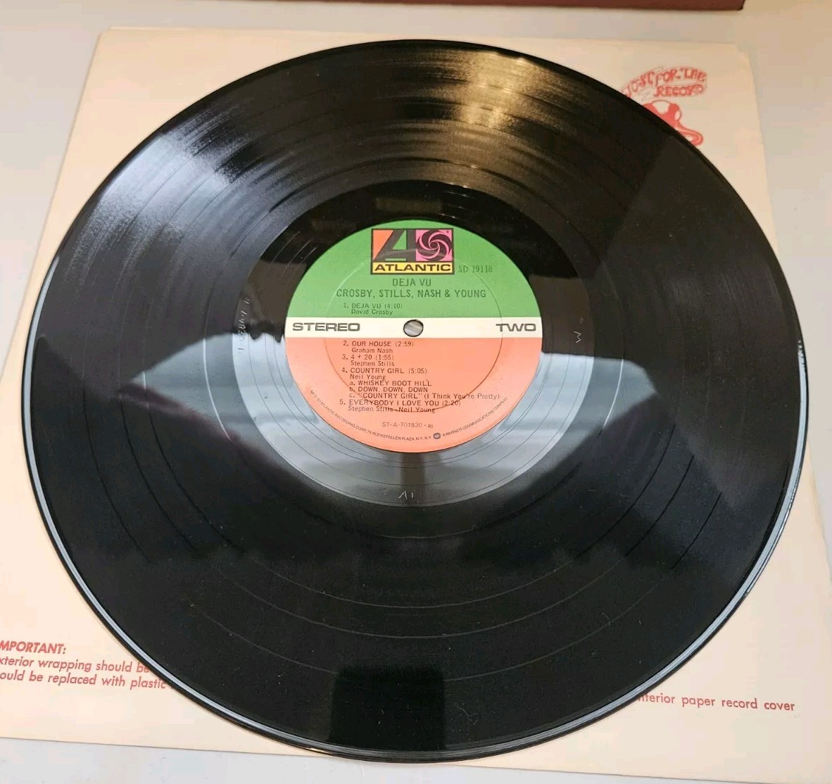 CROSBY STILLS NASH & YOUNG~DEJA VU ORIGINAL 1970 ATLANTIC LP | eBay