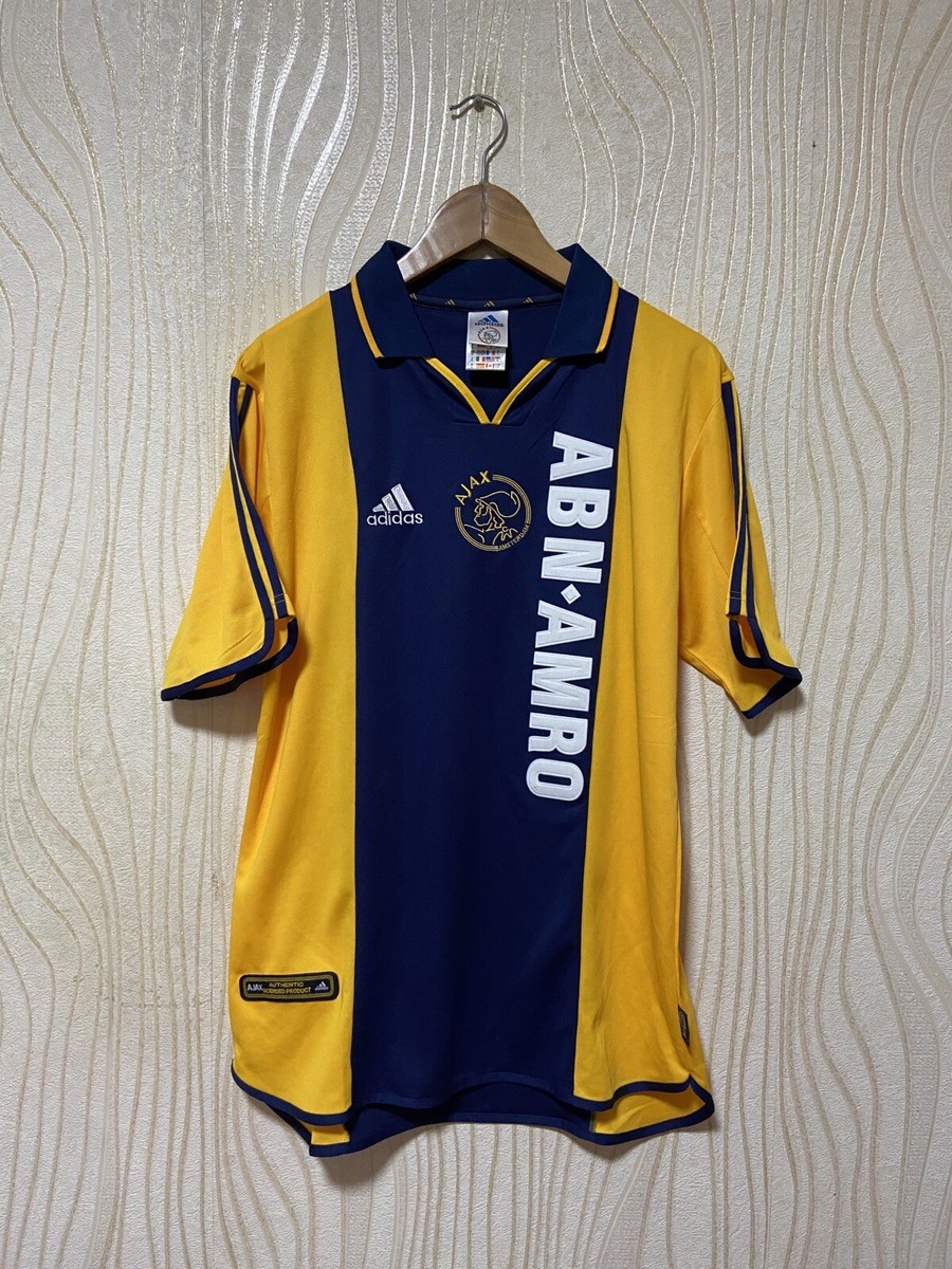 AJAX AMSTERDAM 2001 2002 AWAY SHIRT JERSEY ADIDAS 693641 sz AJAX AMSTERDAM 2001 2002 AWAY SHIRT JERSEY ADIDAS 693641 sz