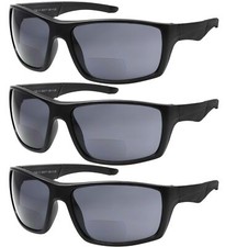 Yogo Vision Bifocal Reading Sunglasses for Men Women Sports Wrap Around Reader