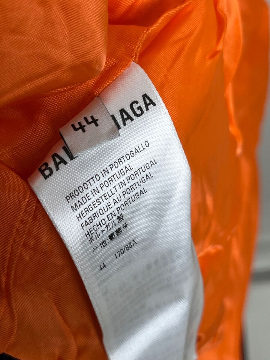 Balenciaga 21ss Padded Tracksuit Jacket Bomber Size 44 (XXL Balenciaga 21ss Padded Tracksuit Jacket Bomber Size 44 (XXL