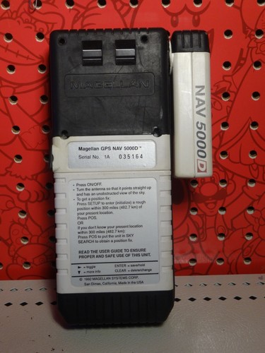 Receptor GPS de mano Magallanes navegación 5000dx barco marino navegación FUNCIONA - Imagen 5 de 10