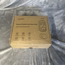 Smart Keyless Entry Door Lock Electronic Keypad Deadbolt + Door Knob