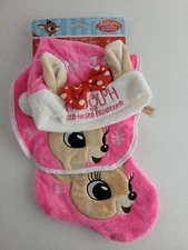 RUDOLPH the Red Nosed Reindeer “CLARICE” Baby's 1ST Christmas - HAT BIB STOCKING
