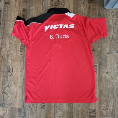 Benedikt Duda Trikot - Matchworn Trikot    Tischtennis Olympia
