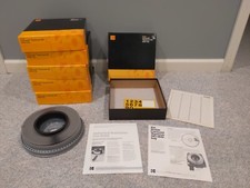 Lot 6 Kodak Carousel Transvue 140 Projector Slide Tray Original Box Tested Works