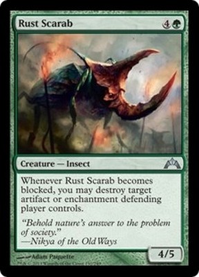 MTG Magic GTC - (4x) Rust Scarab/Rostkäfer, English/VO