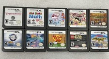 Lot of 10 Nintendo DS Games Carnival, Phineas  Ferb, Star Wars, Spongebob, More