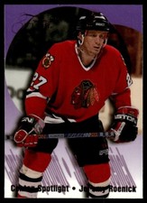1994-95 Flair Center Spotlight Jeremy Roenick Chicago Blackhawks #10