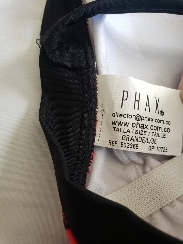 Traje de baño Phax para mujer L halter de una pieza geométrico espalda cruzada sujetador acolchado Foto 3 de 4