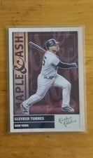 2019 Panini Leather and Lumber Maple and Ash #MA2 Gleyber Torres Yankees