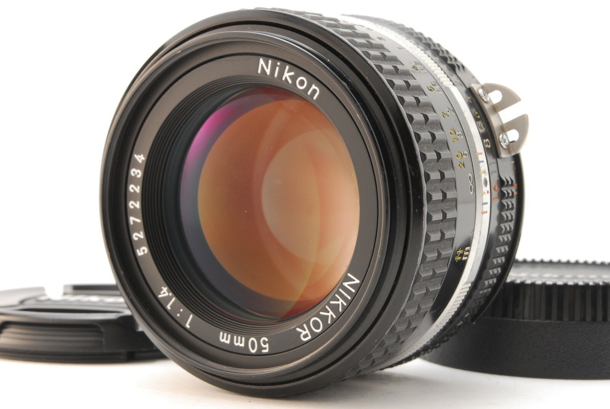 Excellent+++++】Nikon Ai Nikkor 50mm f/1.4 MF Lens from Japan