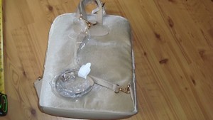 bebe danielle velvet backpack