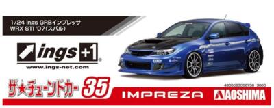 Aoshima Subaru Impreza WRX STI 5door '07 JUN Ver Ings+1 - Kit Maquette 1/24 - Neuf