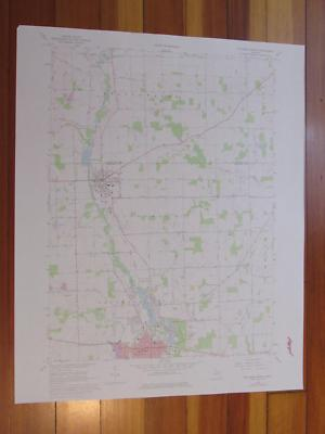 #ad #ad Tecumseh North Michigan 1977 Original Vintage USGS Topo Map $27.96