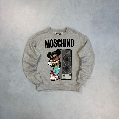 2018 H&M x MOSCHINO MICKEY MOUSE DISNEY GRAY