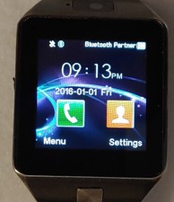 Bluetooth Smart Watch w/Camera Waterproof Phone For Android - see description
