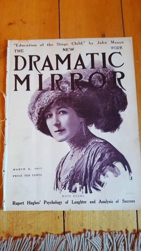 RARE March 8, 1911 New York Dramatic Mirror  Rose Stahl cover Mabel Montgomery
