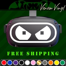 Bender Eyes Funny Vinyl Decal Fits: Oculus Quest 2 / Rift PSVR VR Headsets