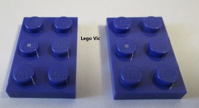 Lego 3021 x2 Plate 2x3 Violet du Belville 5826 MOC A134