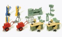 Workshop Innenausbau Kit Lackiert Preiser 17185