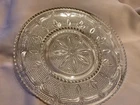 Vintage Federal Glass Clear Glass Heritage Hobnail 11 1/2" Round Platter