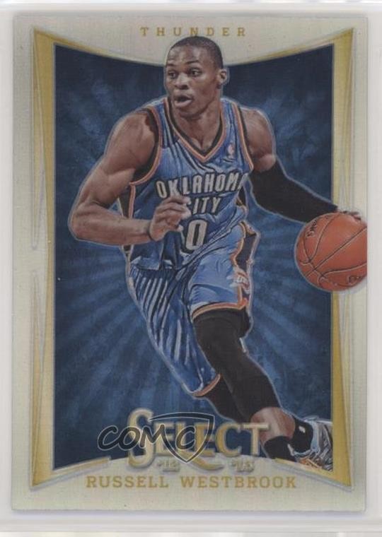 2012-13 Panini Select Silver Prizm Russell Westbrook #89 05bt